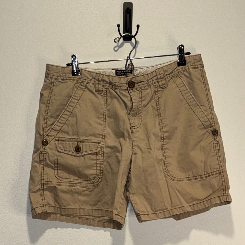 Polo Jeans Co Tan Cargo Shorts